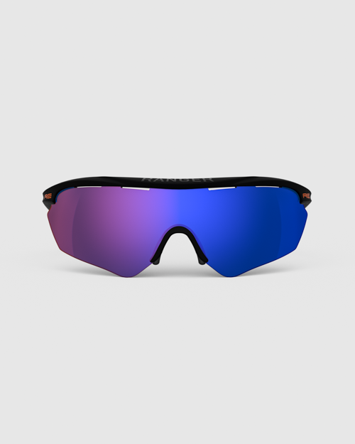 Matte Black with HD Medium, Dark Purple, Blue Ice Lenses