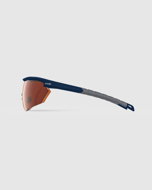 Navy/Gray with Dark Purple, Modified Brown, Medium Yellow Lenses