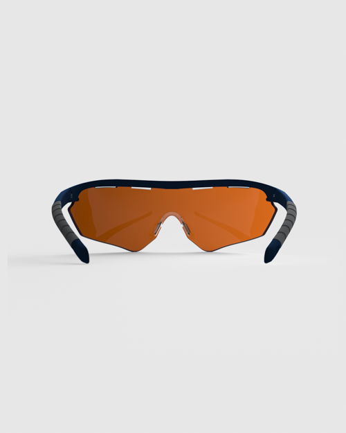 Navy/Gray with Dark Purple, Modified Brown, Medium Yellow Lenses