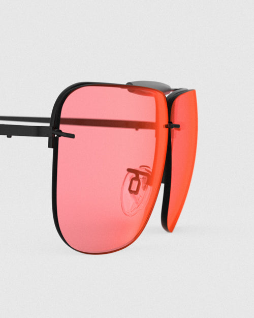 Classic Lens - Vermillion Medium