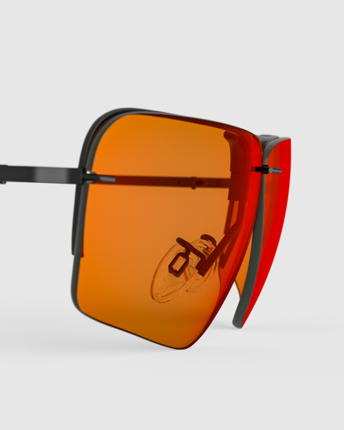 Edge Orange Lenses, Side Angle