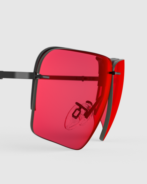 Edge Vermillion Lenses, Side Angle