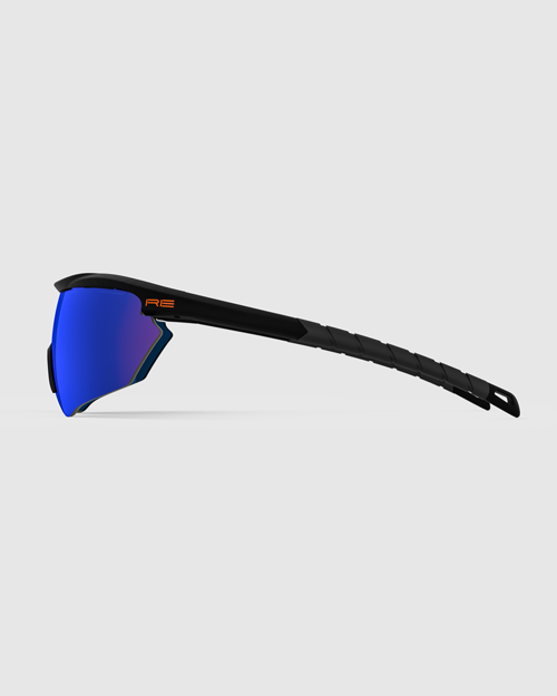 Matte Black Frame with HD Medium, Dark Purple, Blue Ice Lenses