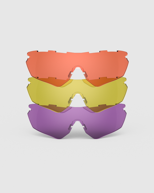 Smoke/Mint Frame with HD Medium, Dark Purple, Medium Yellow Lenses