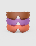 Smoke/Mint Frame with HD Medium, Dark Purple, Modified Brown Lenses