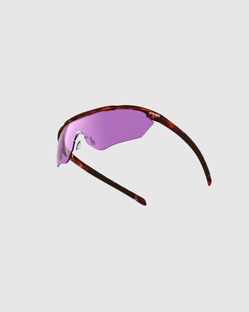 Tortoise Frame with Dark Purple, Modified Brown, Medium Yellow Lenses
