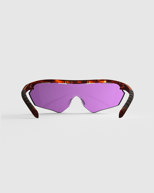 Tortoise Frame with Dark Purple, Modified Brown, Medium Yellow Lenses