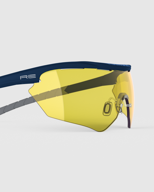 Navy Blue/Grey Frame with HD Medium, Dark Purple, Medium Yellow Lenses