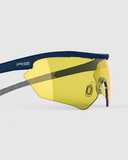 Navy Blue/Grey Frame with HD Medium, Dark Purple, Medium Yellow Lenses