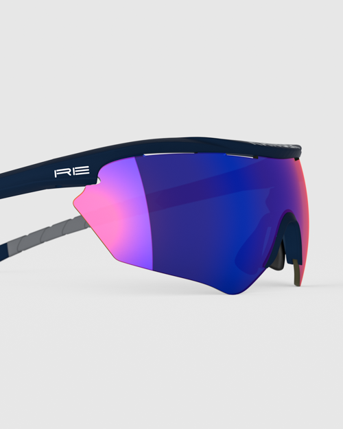 Navy Blue/Grey Frame with Blue Ice Lens