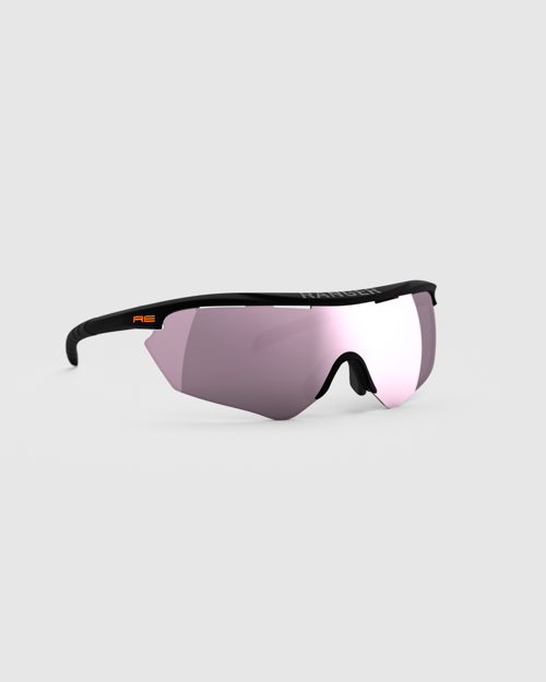 Matte Black Frame with Rose Titanium Lens
