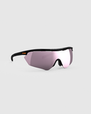 Matte Black Frame with Rose Titanium Lens