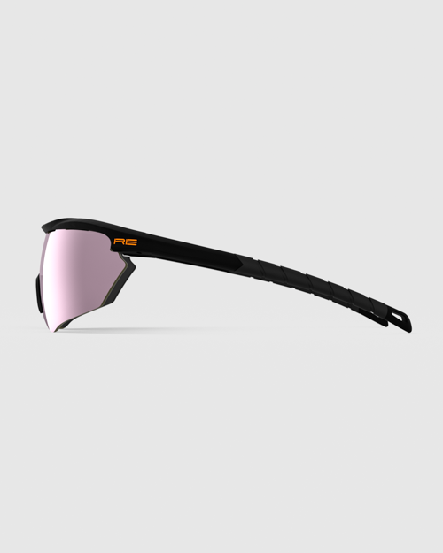 Matte Black Frame with Rose Titanium Lens