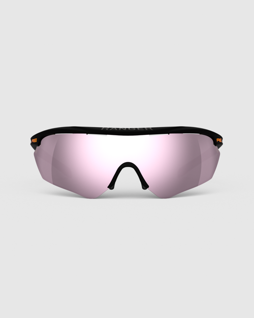 Matte Black Frame with Rose Titanium Lens