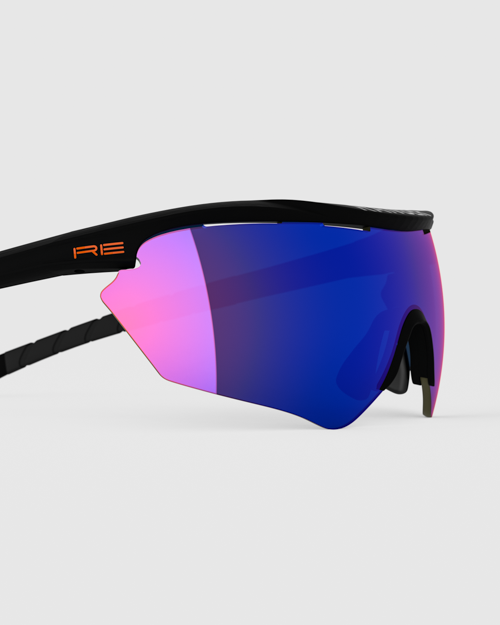 Matte Black Frame with Blue Ice Lens
