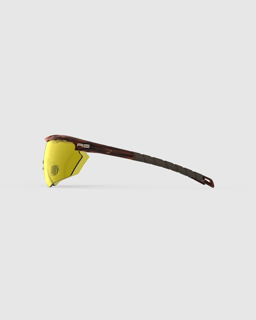 Tortoise Frame with CMT, Medium Yellow, HD Light Lenses