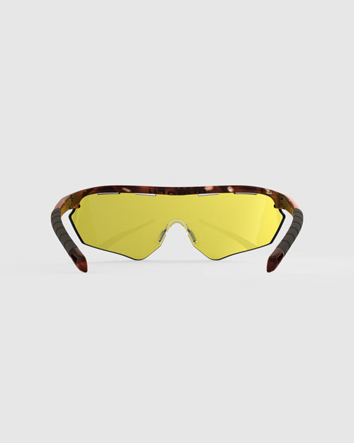 Tortoise Frame with CMT, Medium Yellow, HD Light Lenses