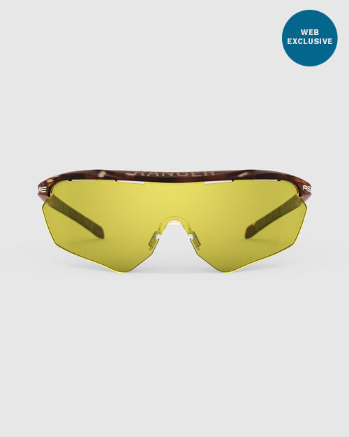 Tortoise Frame with CMT, Medium Yellow, HD Light Lenses